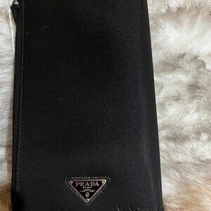 PRADA BLACK LONG WALLET